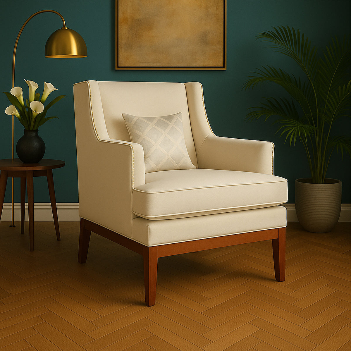 The Luxe Wingback Lounge Chair