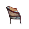 Azure Plume Velvet Chair