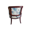 Azure Plume Velvet Chair