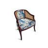 Azure Plume Velvet Chair
