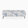 Peacock Bloom Ottoman Bench