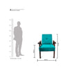Teal Lounge Chair