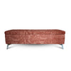 White Bloom Storage Ottoman