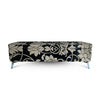 Noir Bloom Storage Bench