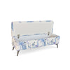 Peacock Bloom Ottoman Bench