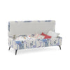 Peacock Bloom Ottoman Bench