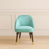 Velvet Shell Armchair Set of 2