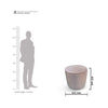 Minimalist Round Pouffe