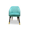 Velvet Shell Armchair Set of 2