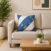 Azure Curve Printed Cushion Cover Set