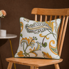 Marigold Paisley Hand Embroidered Cushion Cover Set