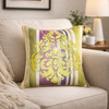 Baroque Floral Striped Cushion Covers – Set of 2