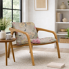 Curve Lounge Chair - Floral