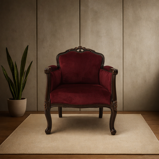 The Maharaja Velvet Throne