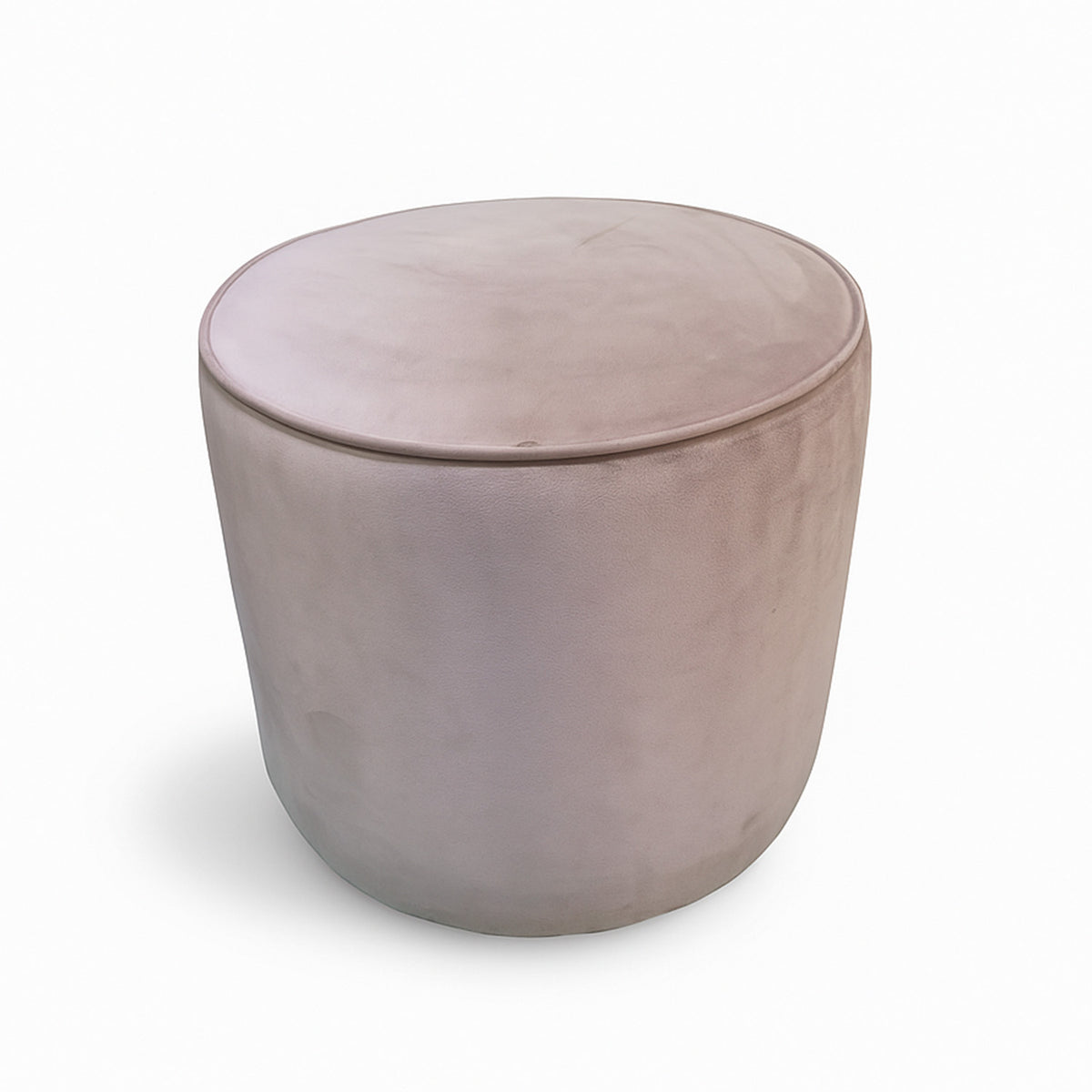 Minimalist Round Pouffe