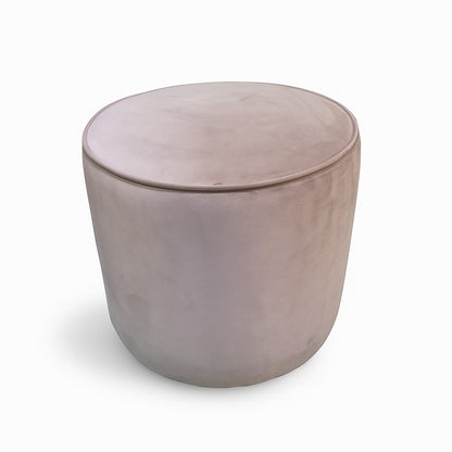 Minimalist Round Pouffe