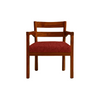 Teak Harmony Chair - Crimson
