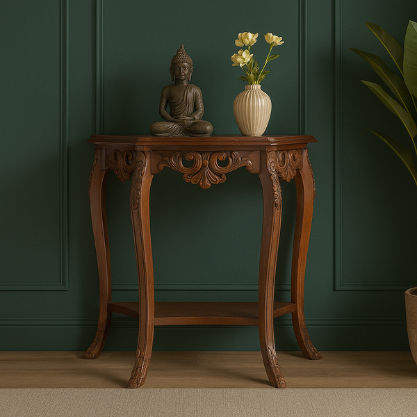 Regalia Carved Console Table