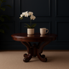 Royal Walnut Round Tea Table
