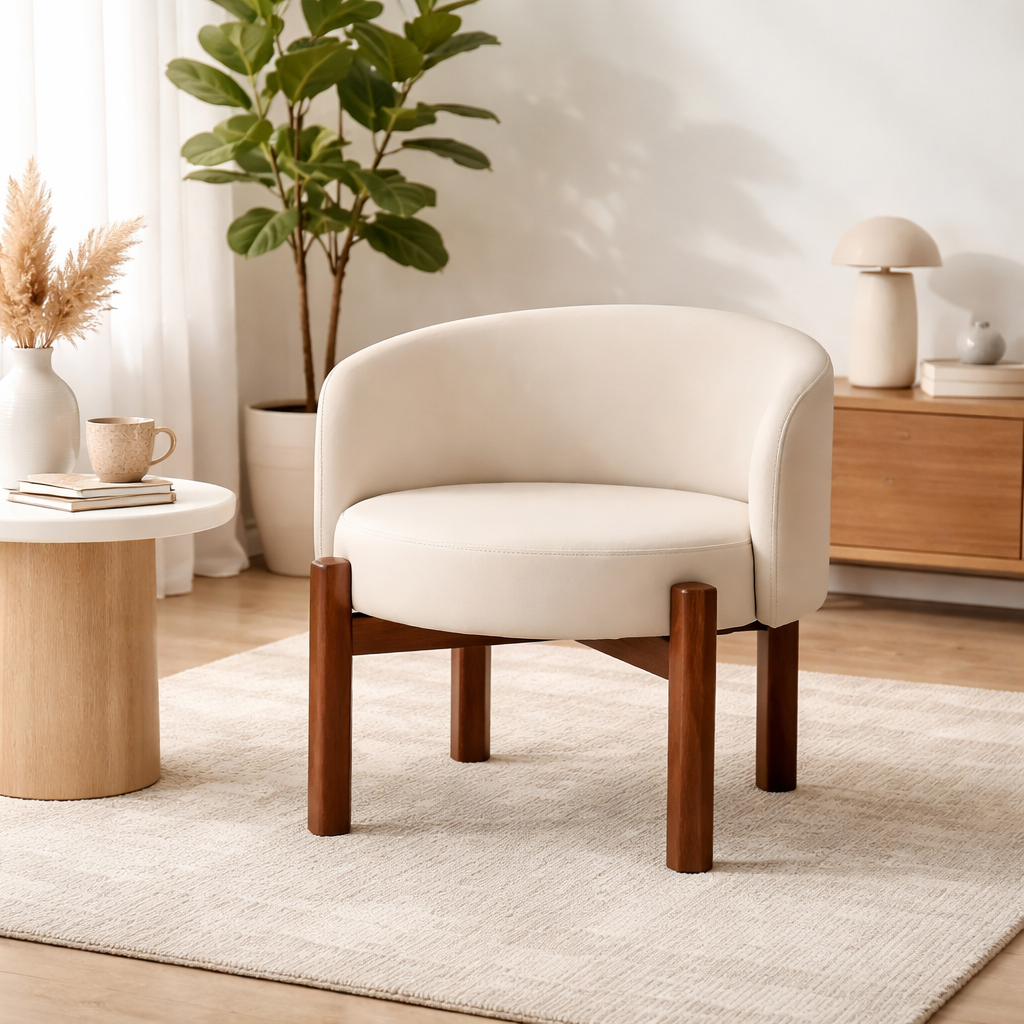 Bloom Accent Chair - Ivory
