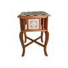 Regal Checker Side Table