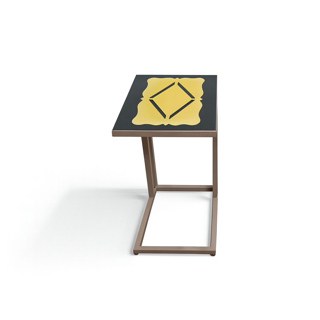 Noir Leaf Side Table