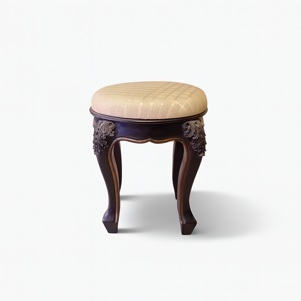 Royal Carved Pouffe