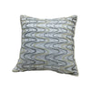 Serene Wave Hand Embroidered Cushion Cover Set