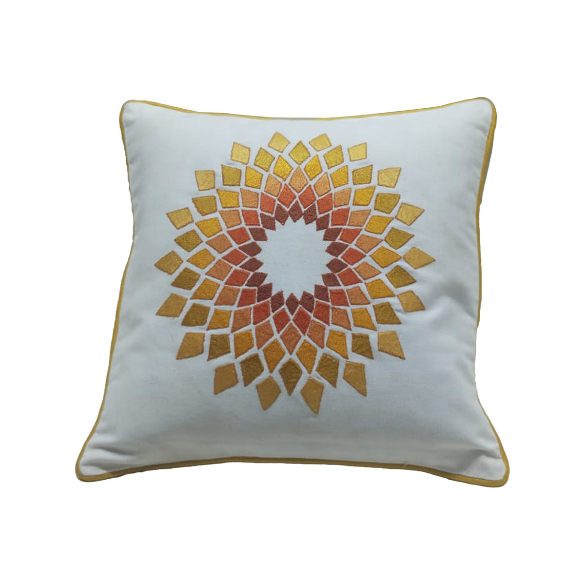 Solara Motif Embroidered Cushion Cover Set