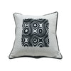 Noir Orbit Embroidered Cushion Cover Set