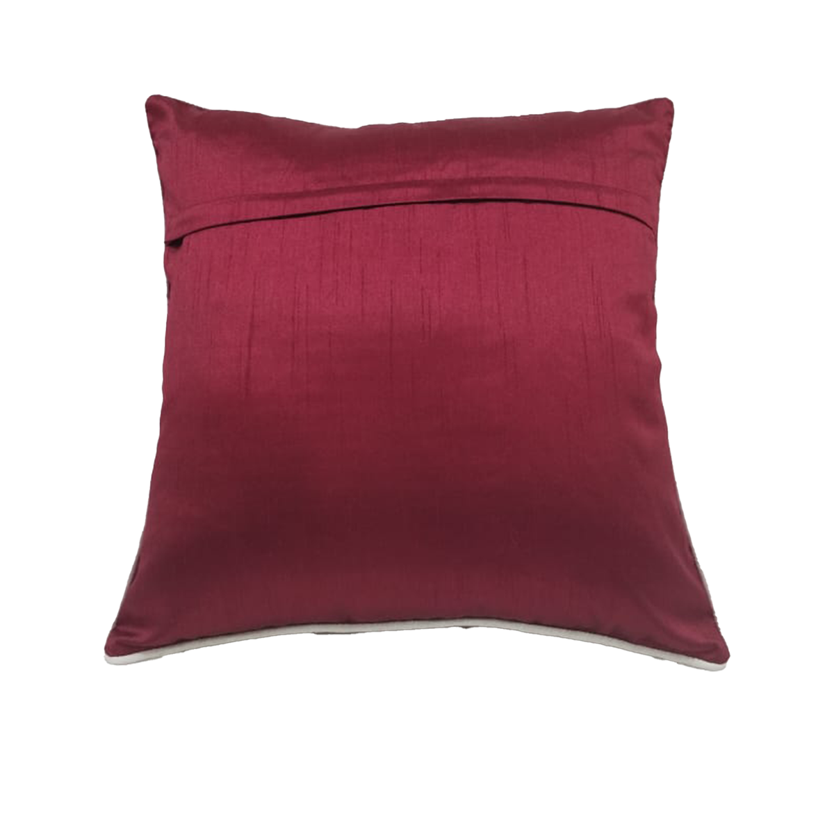 Red Geometric Pattern Cushion Covers – Set of 2