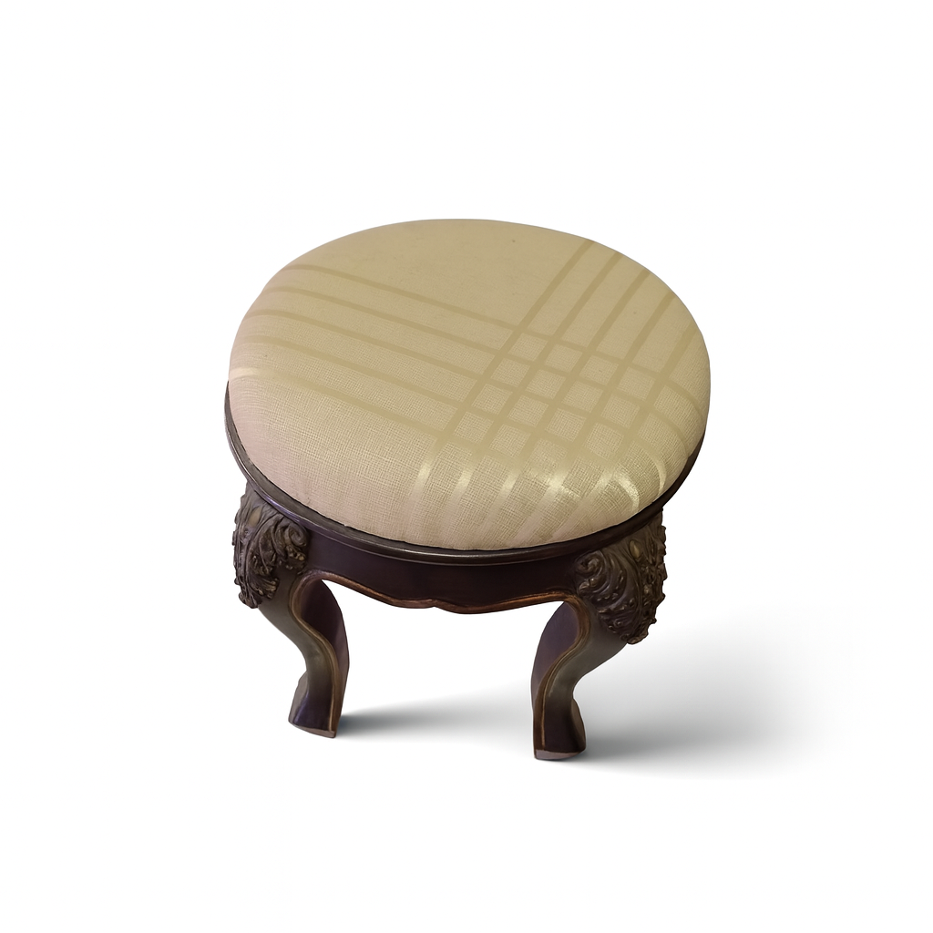 Royal Carved Pouffe