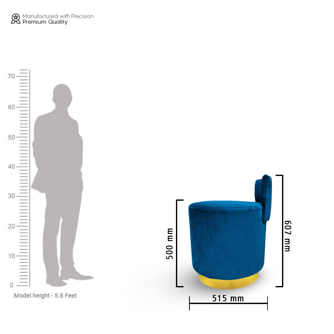 Royal Velvet Pouffe