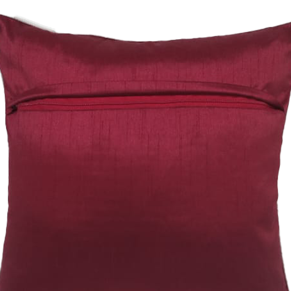 Red Geometric Pattern Cushion Covers – Set of 2