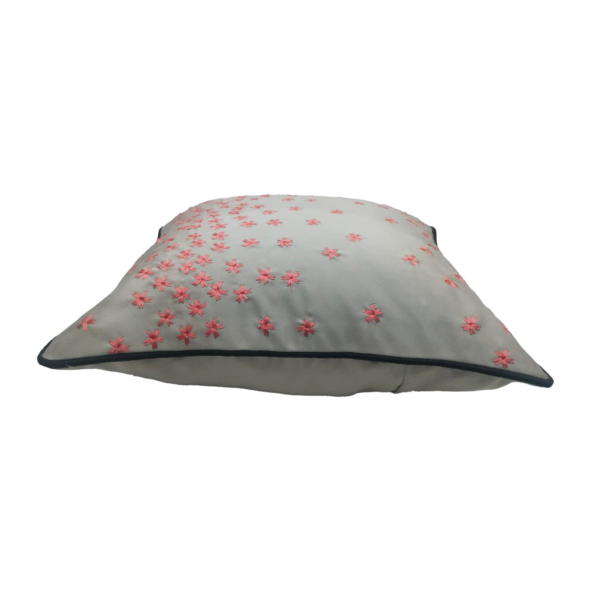 Blossom Dot Embroidered Cushion Cover Set