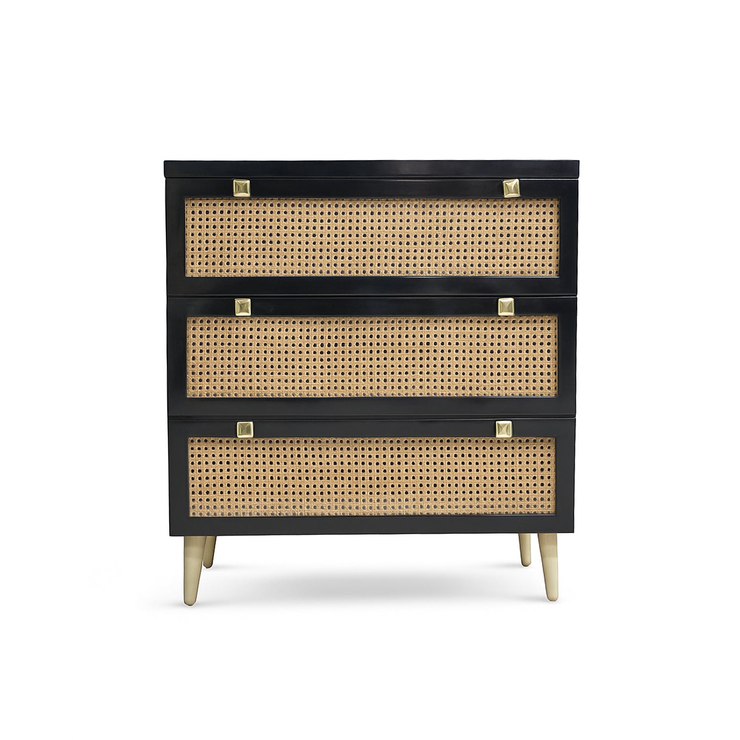 Noir CaneCraft Chest of Drawers