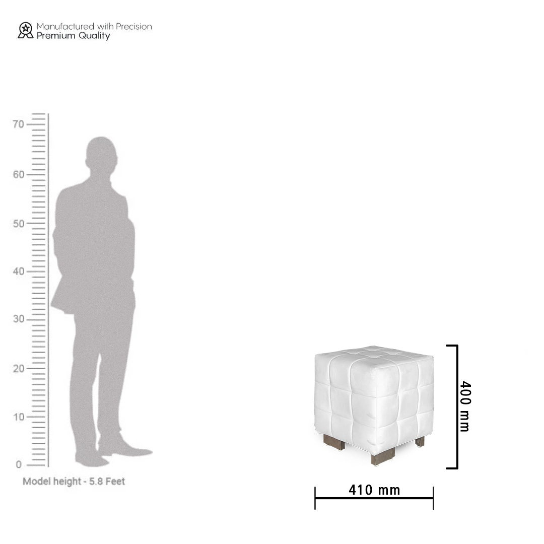 Luxe Cube Pouffe