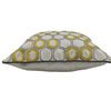 Yellow Honeycomb Geometric Cushion Covers – Set of 2