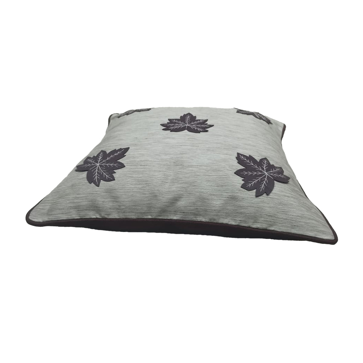 Maple Leaf Embroidered Cushion Cover Set