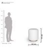 Sereno Round Pouffe