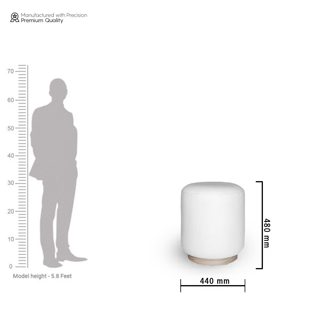 Sereno Round Pouffe