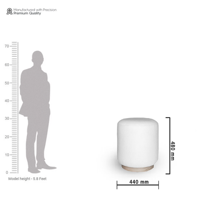 Sereno Round Pouffe
