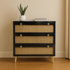 Noir CaneCraft Chest of Drawers