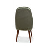 Velvet Channel-Back Armchair Set of 2