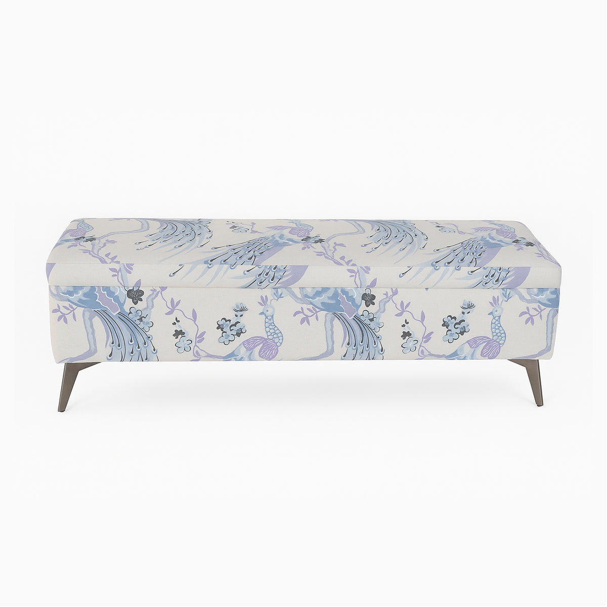Peacock Bloom Ottoman Bench