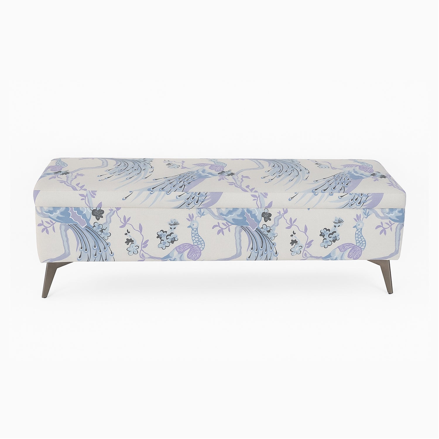 Peacock Bloom Ottoman Bench