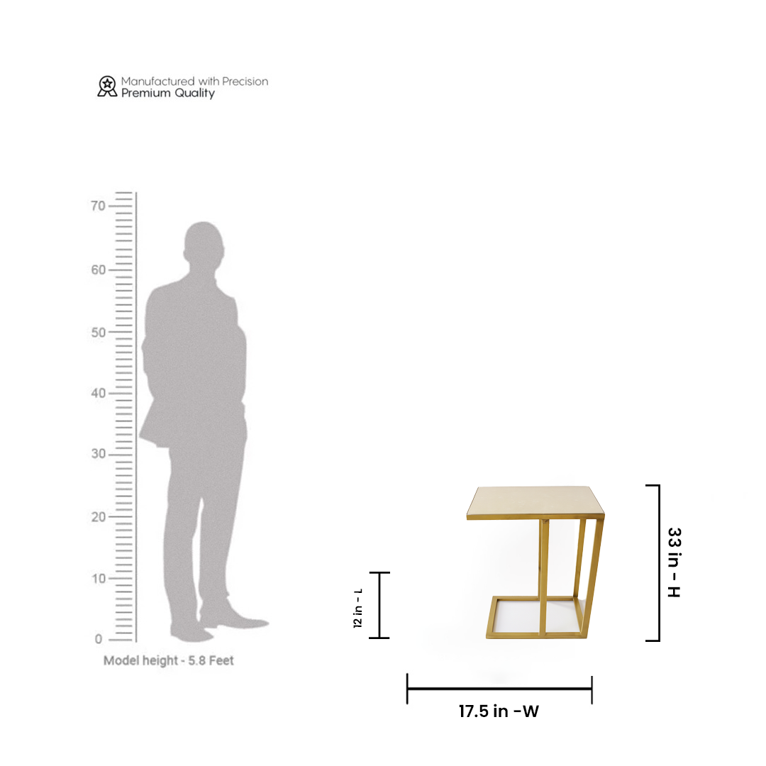 Luxe Gold Side Table