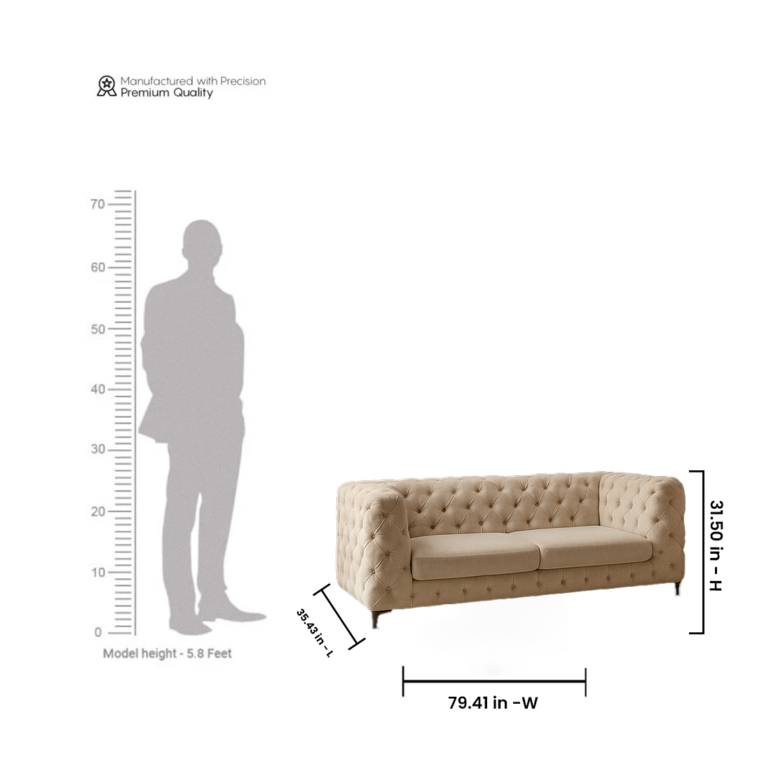 Elan Chester Sofa 5 Seater Set of 2