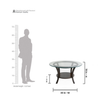 Arc Glass Centre Table