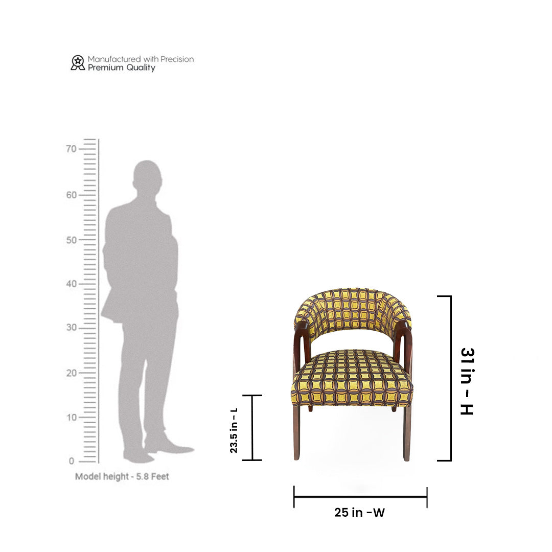 Mosaic Curve Armchair